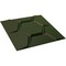 Ekena Millwork 19 5/8in. W x 19 5/8in. H Colony EnduraWall Decorative 3D Wall Panel Covers 2.67 Sq. Ft. WP20X20CYGCG - alternate 6